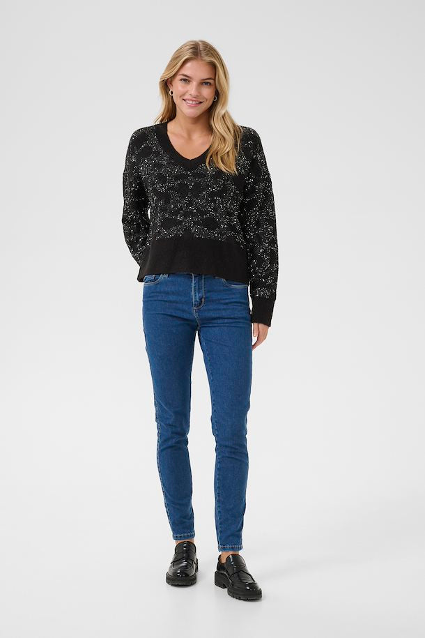 Dance the Night Away Pullover - Deep Black