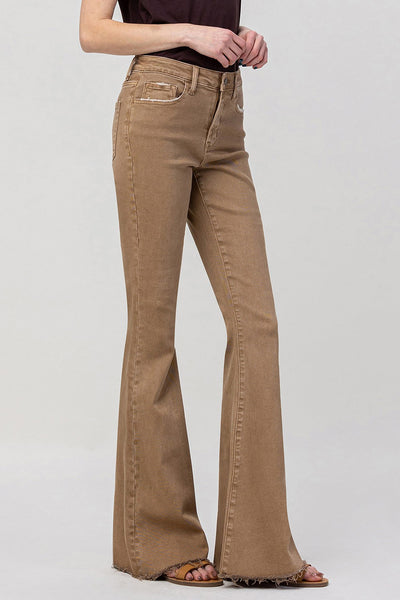 High Rise Super Flare Jeans (Conquer Nomad)