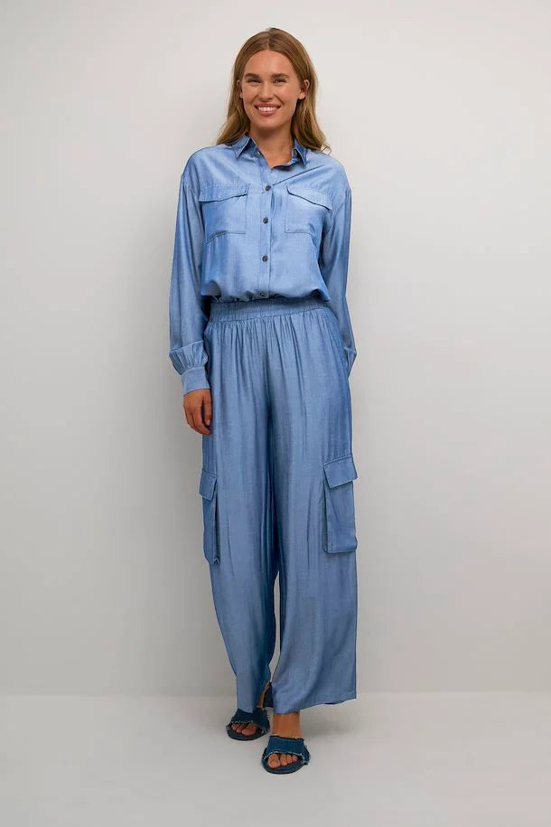 Kasandra Pants - Chambray Blue