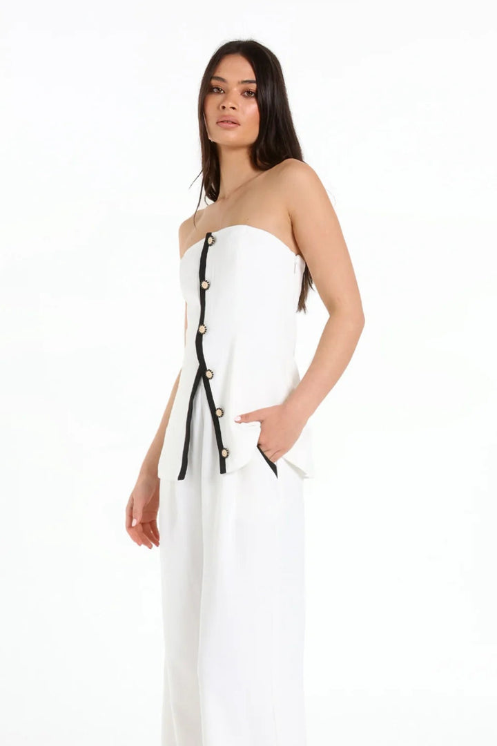 Daisy Top - White