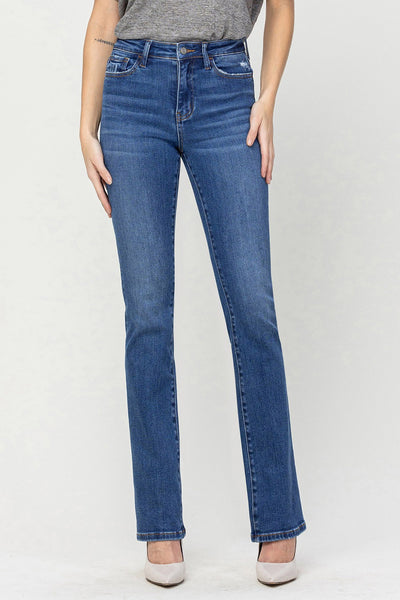 High Rise Boot Cut Jeans // Shining