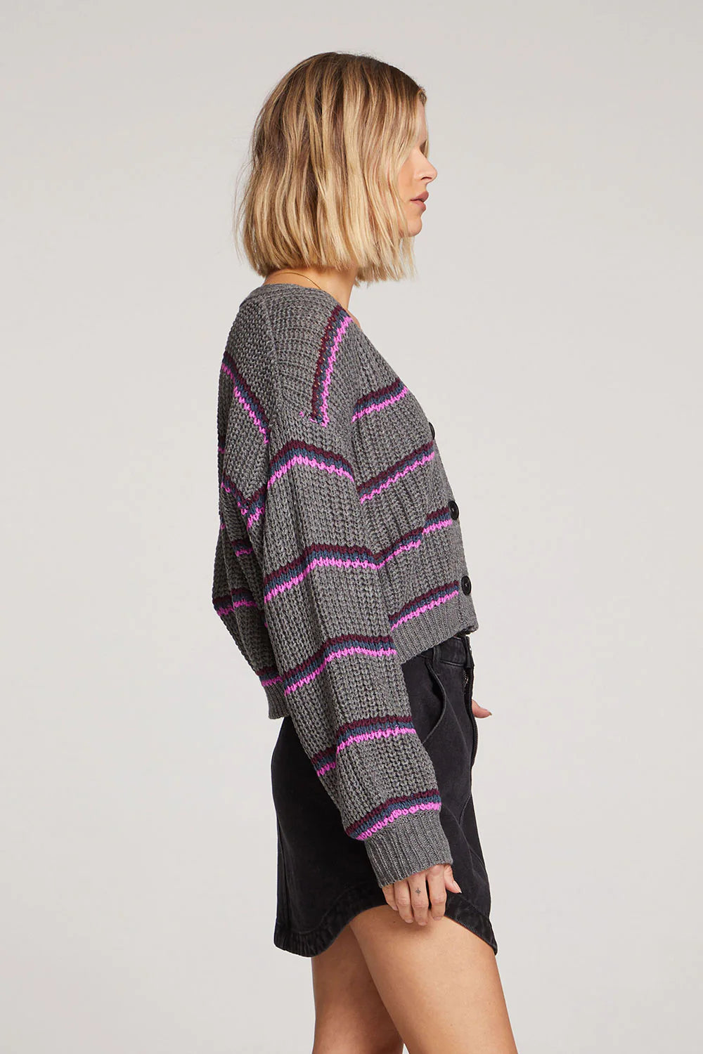 Scout Sweater/Cardigan - Dark Heather Grey