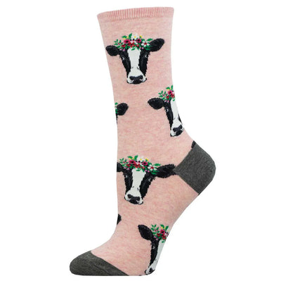 Ladies Wow Cow Socks