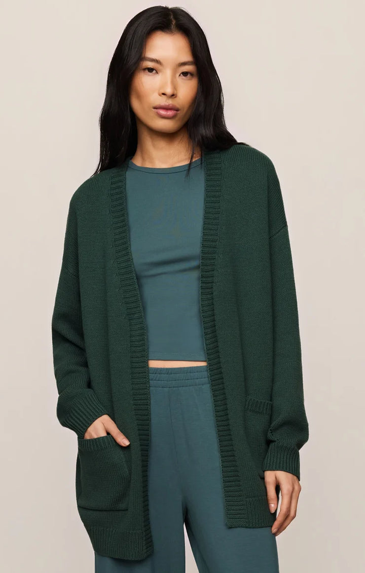 Sanborn Open Cardigan - Emerald Cove