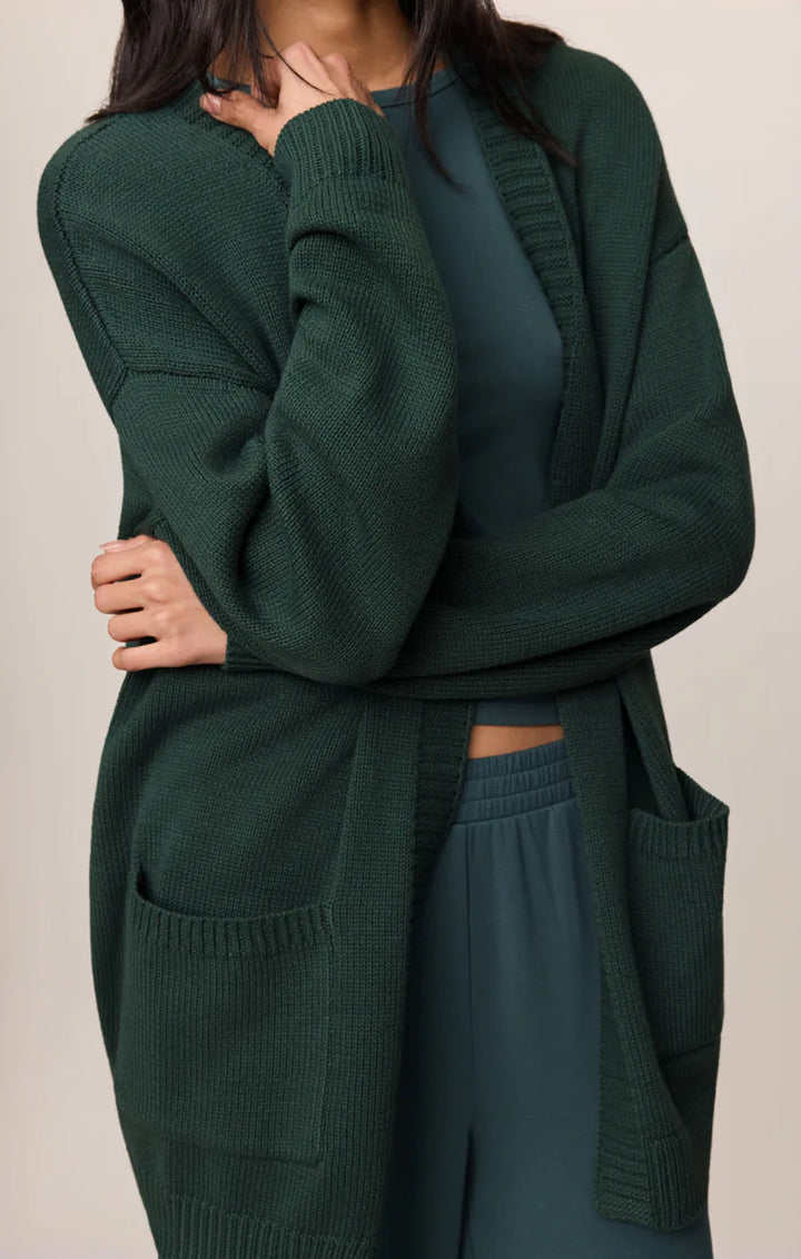 Sanborn Open Cardigan - Emerald Cove