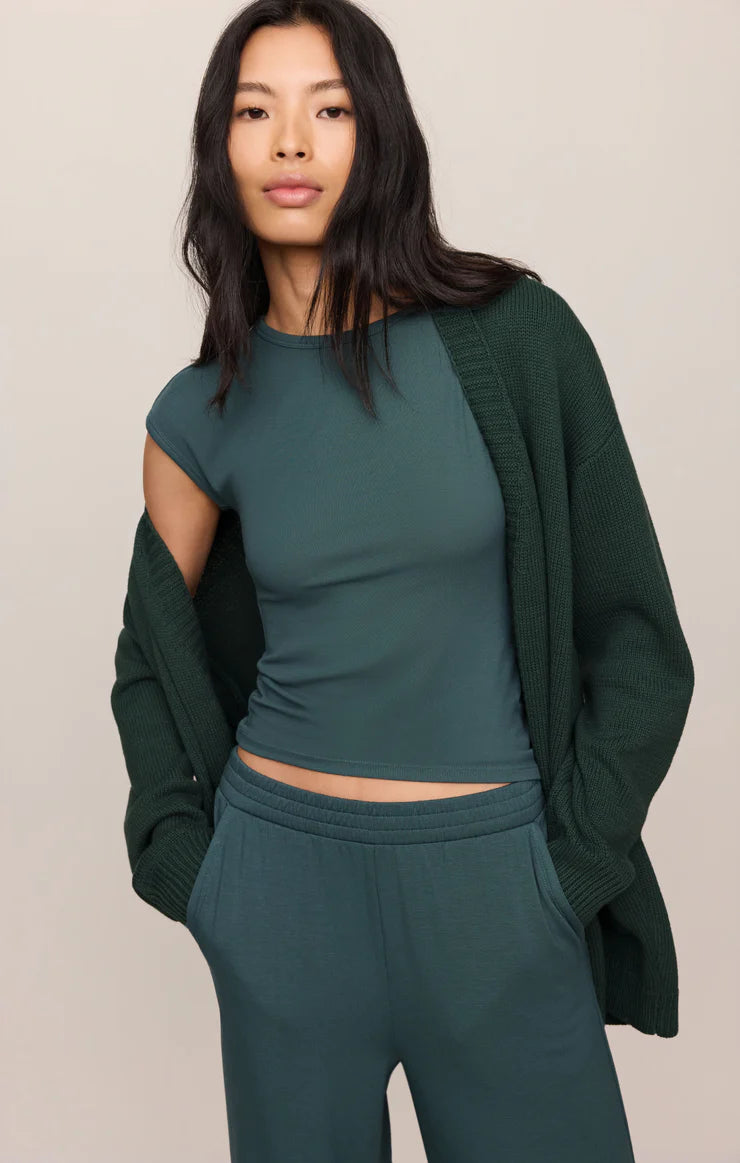 Sanborn Open Cardigan - Emerald Cove