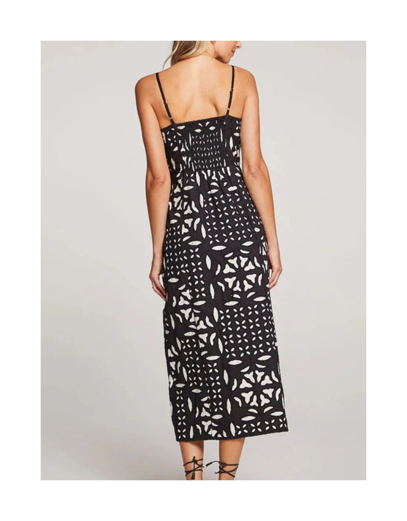 Dottie Midi Dress - Black