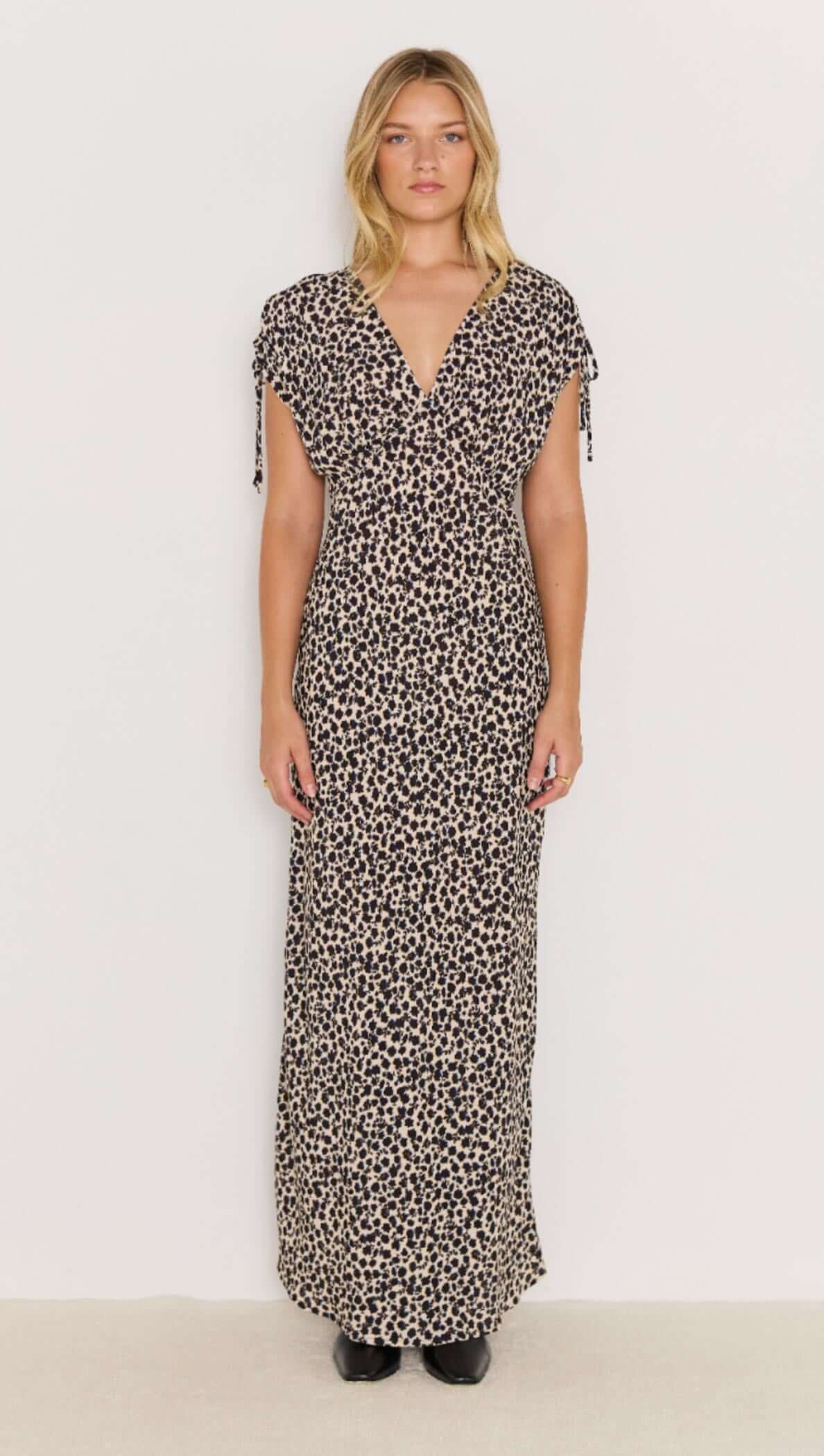 Elka Bias Maxi Dress - Floral