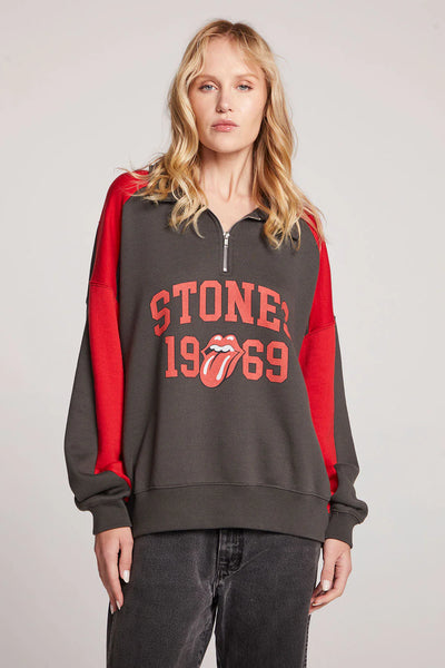 Rolling Stones Stones 1969 Pullover - Vintage Black