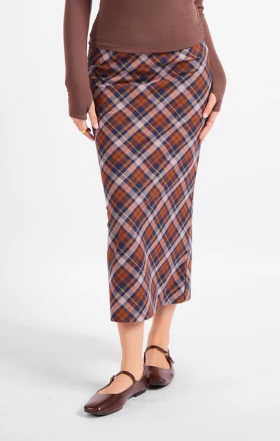Academia Maxi Skirt - Navy Multi