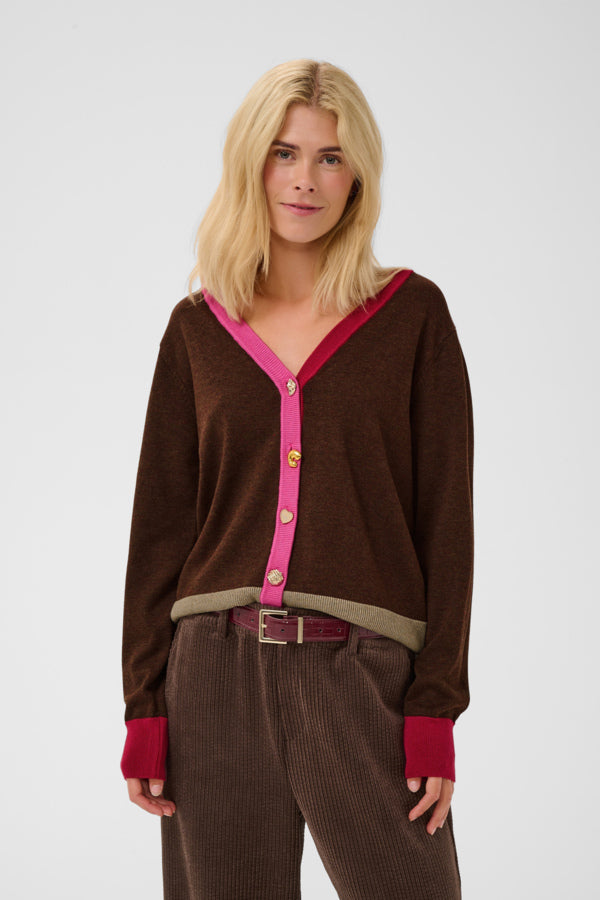 Annemarie Cardigan - Coffee Bean Melange
