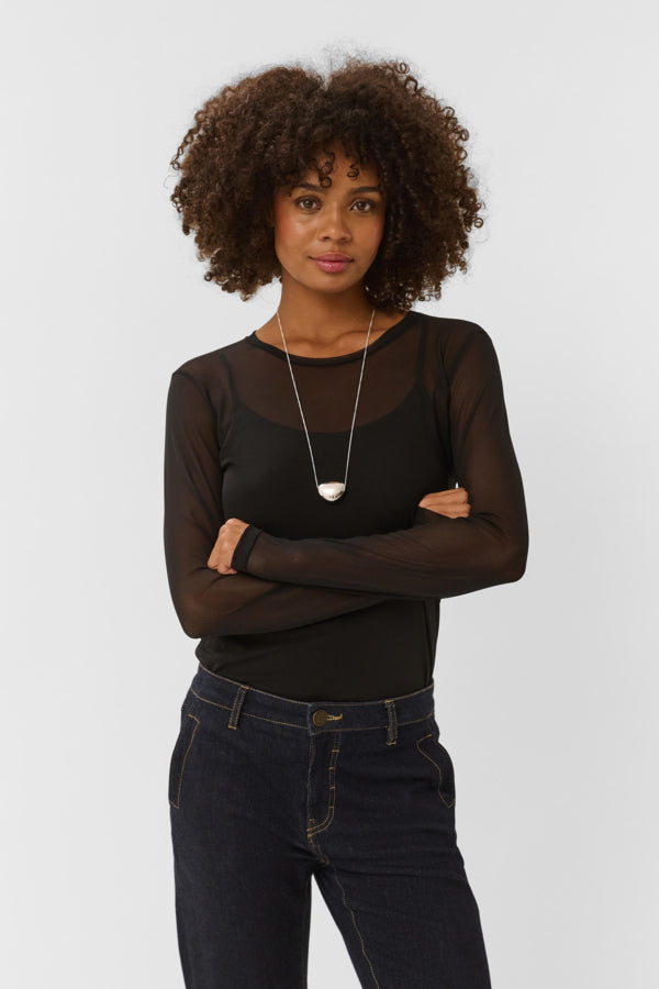 Laya Mesh Pullover Top