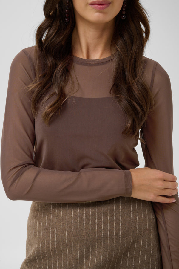 Laya Mesh Pullover Top
