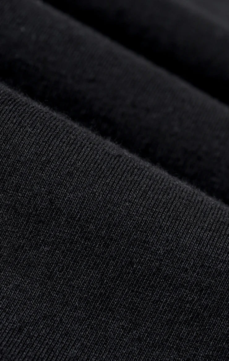 Close-up of black fabric texture