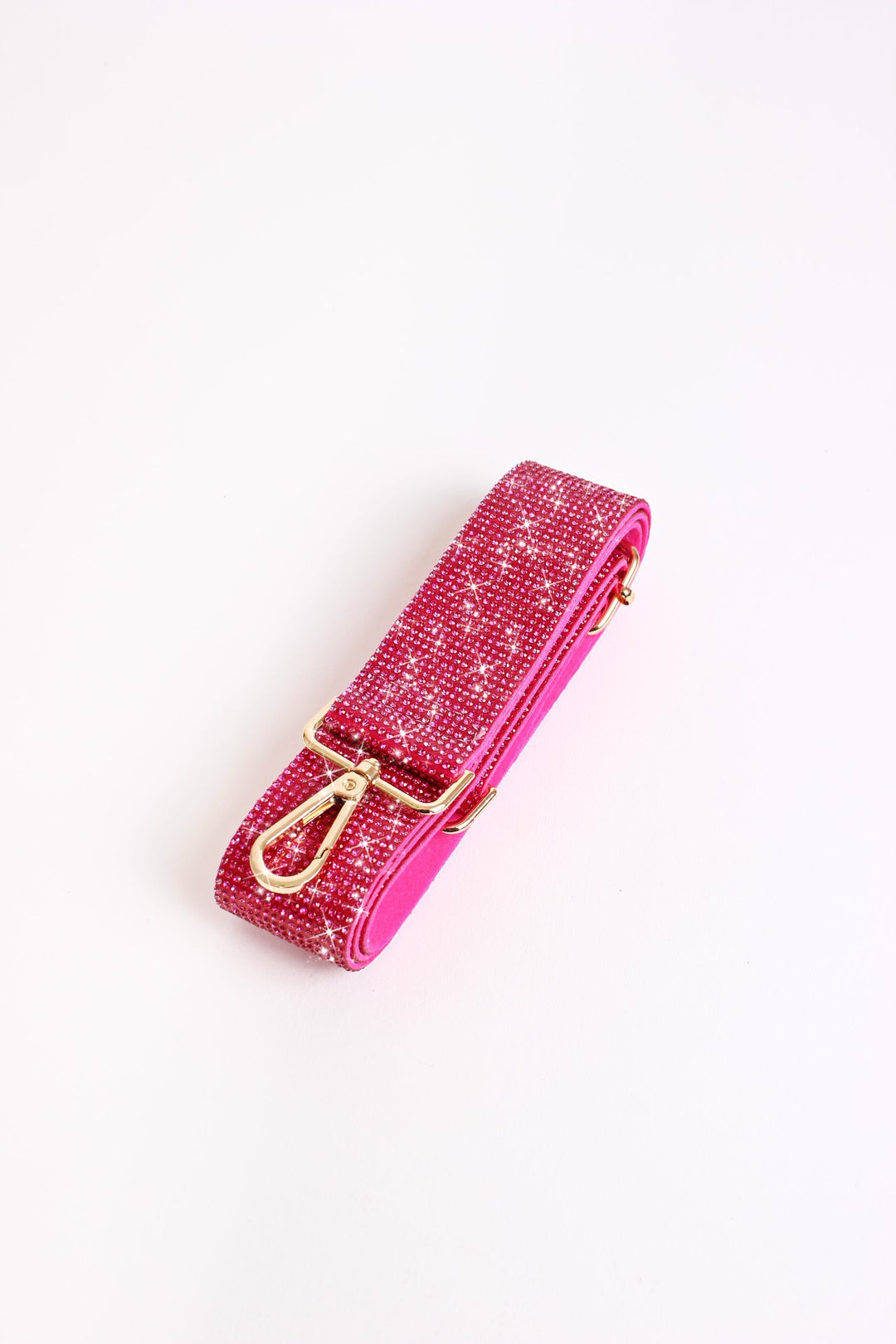 Sparkling Rhinestone Guitar Purse Strap