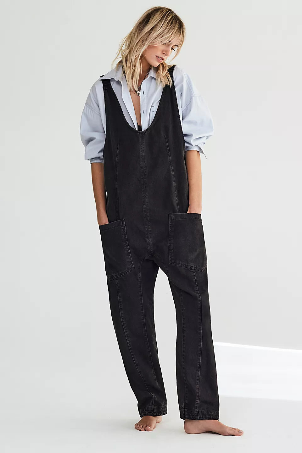 High Roller Jumpsuit - Mineral Black