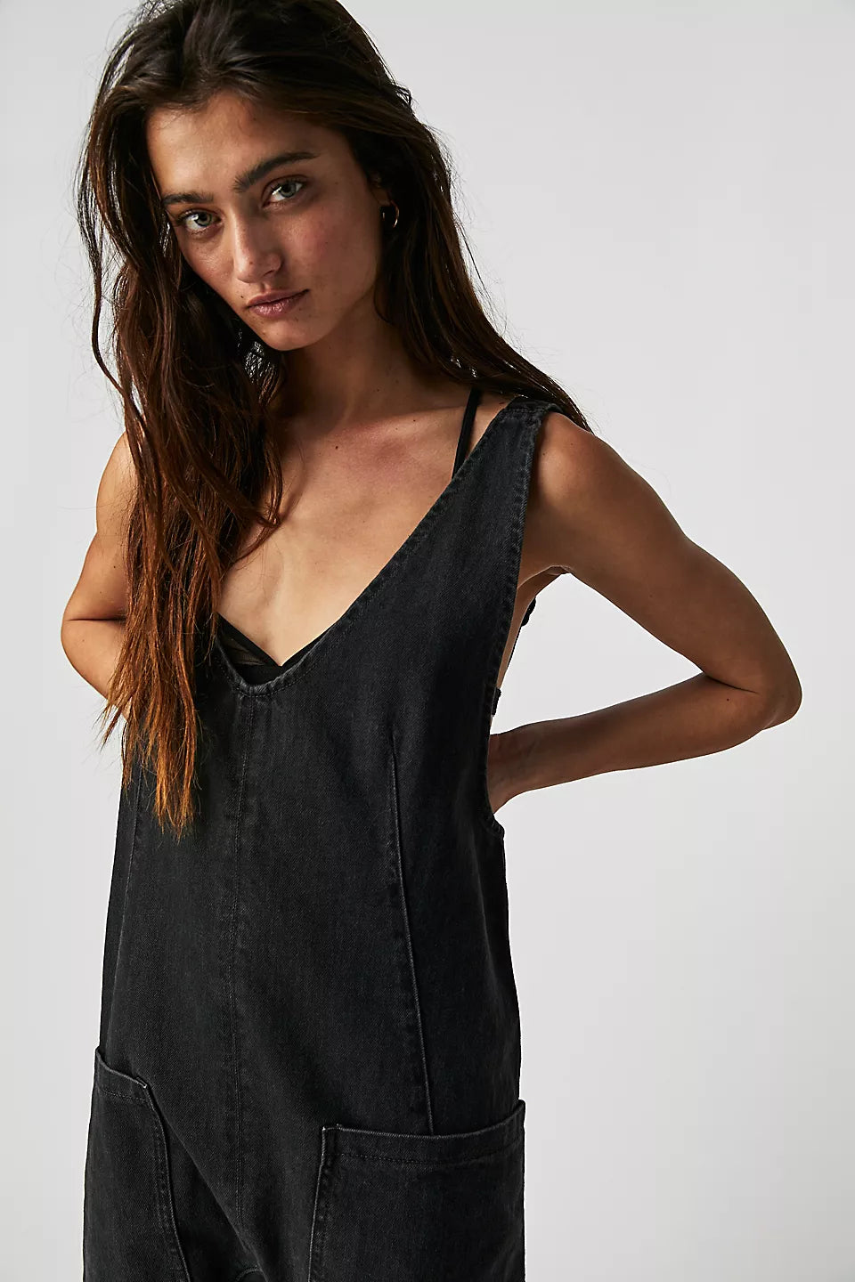 High Roller Jumpsuit - Mineral Black