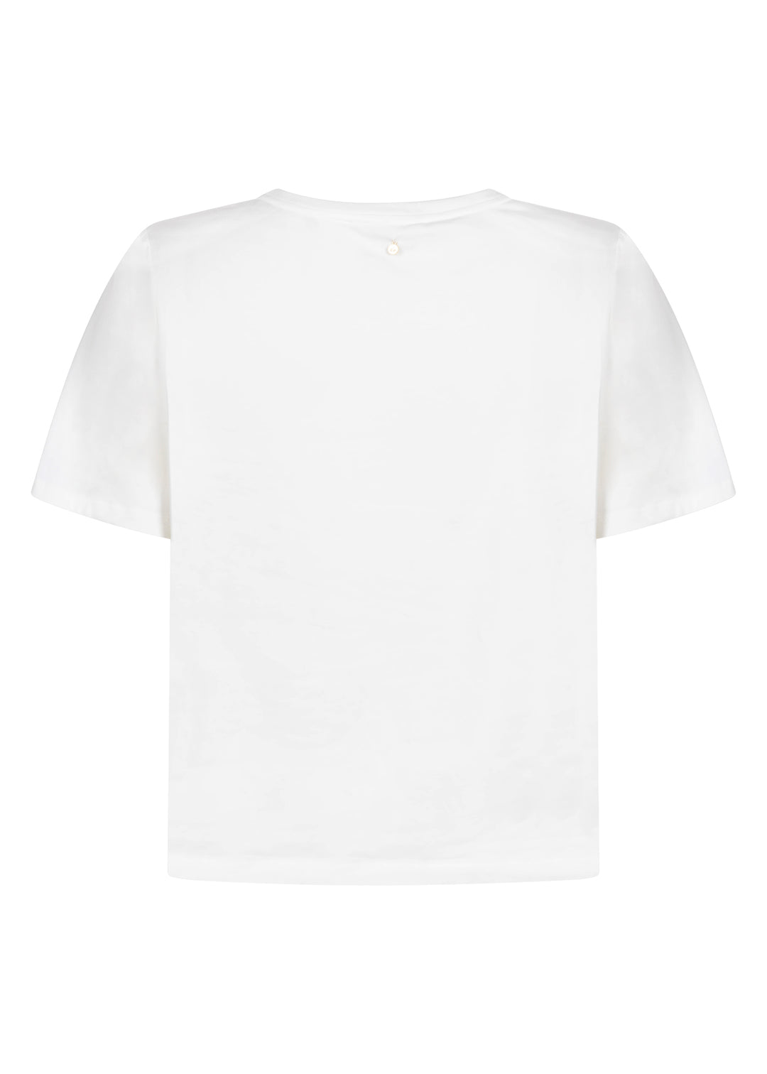 White t-shirt on a white background