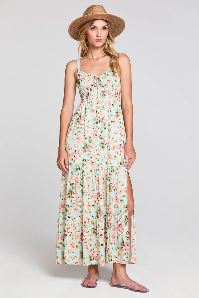 Jayley Midi Dress - Capri Blue