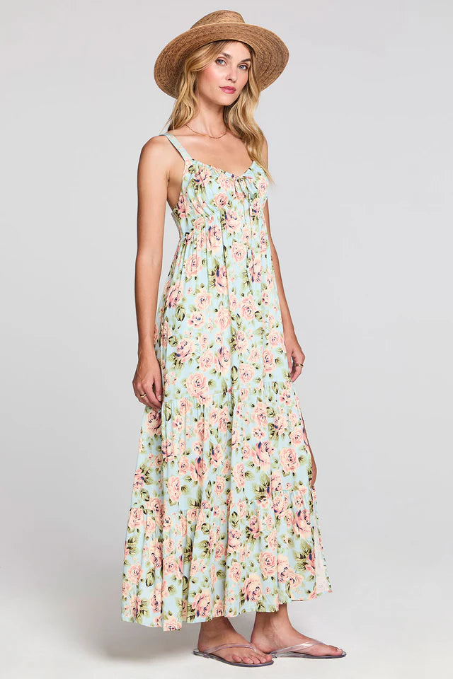 Jayley Midi Dress - Capri Blue