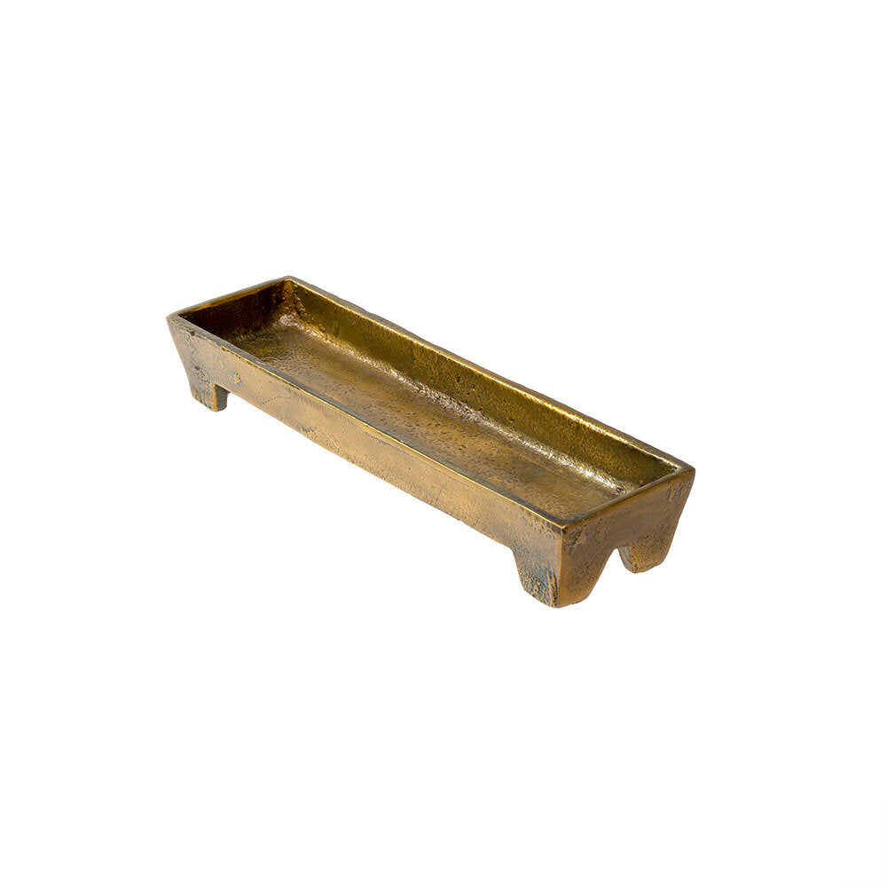 Footed Tray M, Bronze