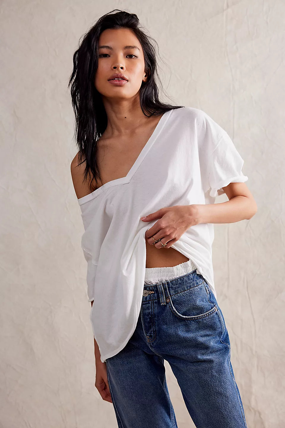 RESTOCKED! Nina V-Neck Tee
