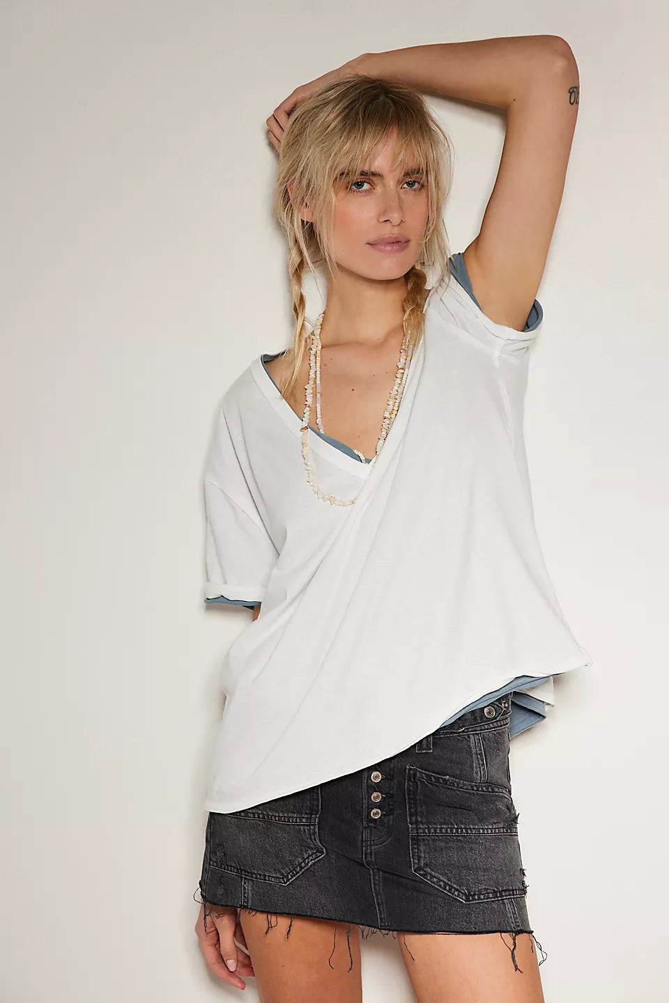 RESTOCKED! Nina V-Neck Tee
