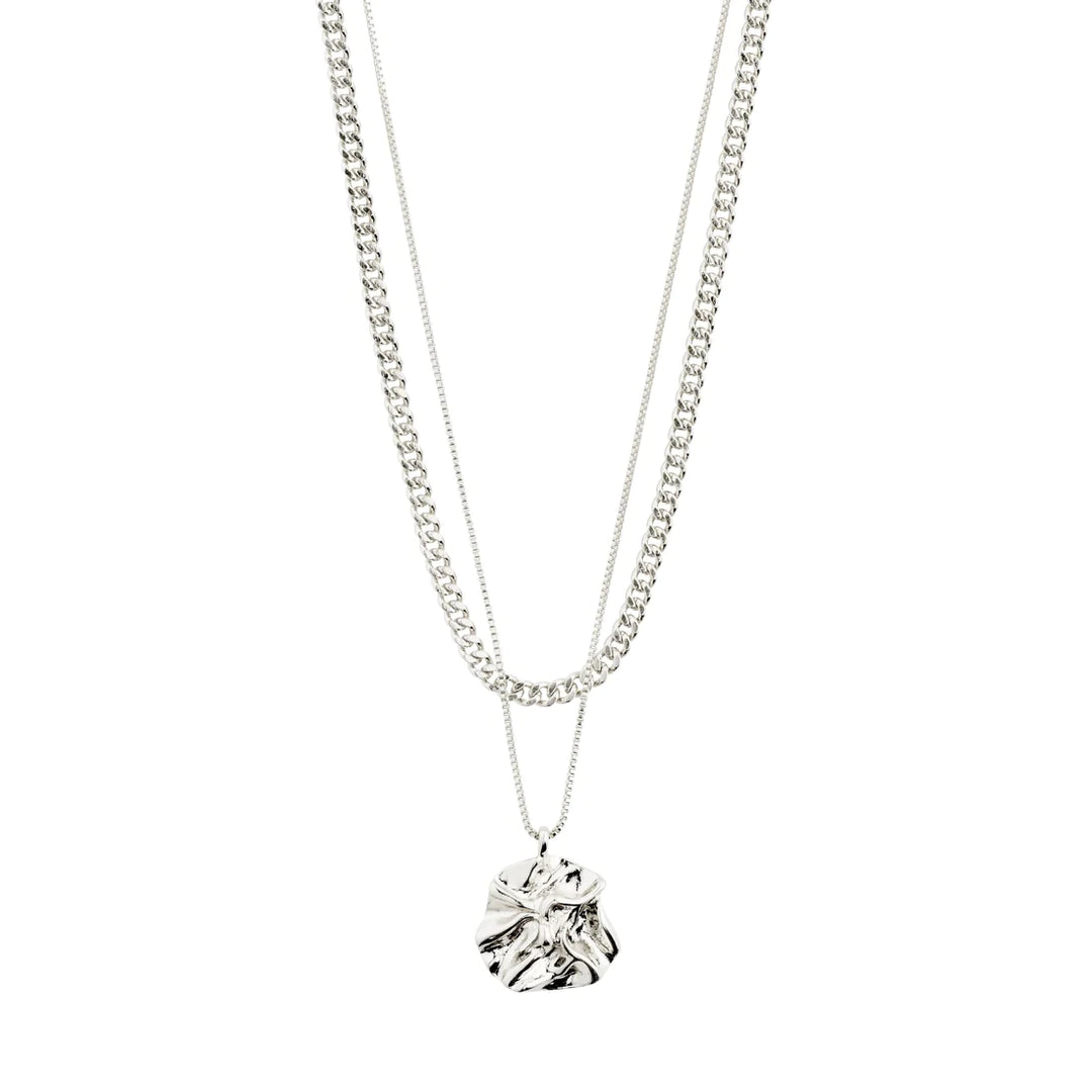 Willpower 2 in 1 Necklace Set - Silver