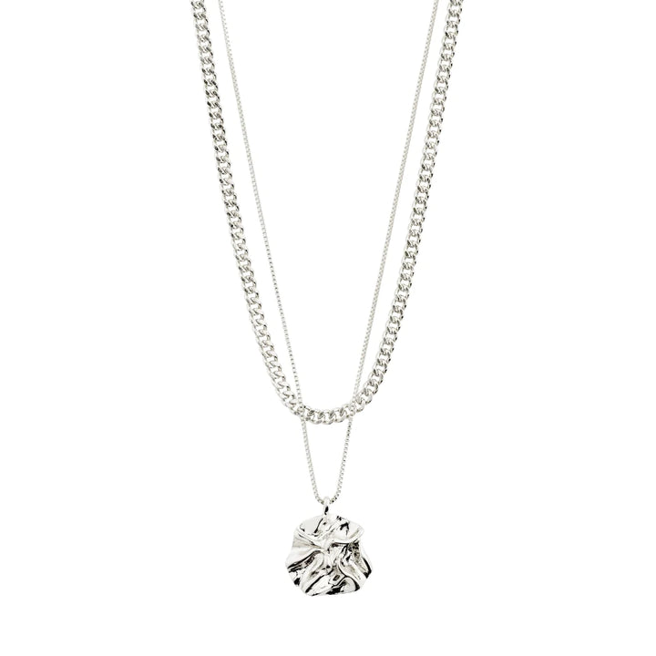 Willpower 2 in 1 Necklace Set - Silver