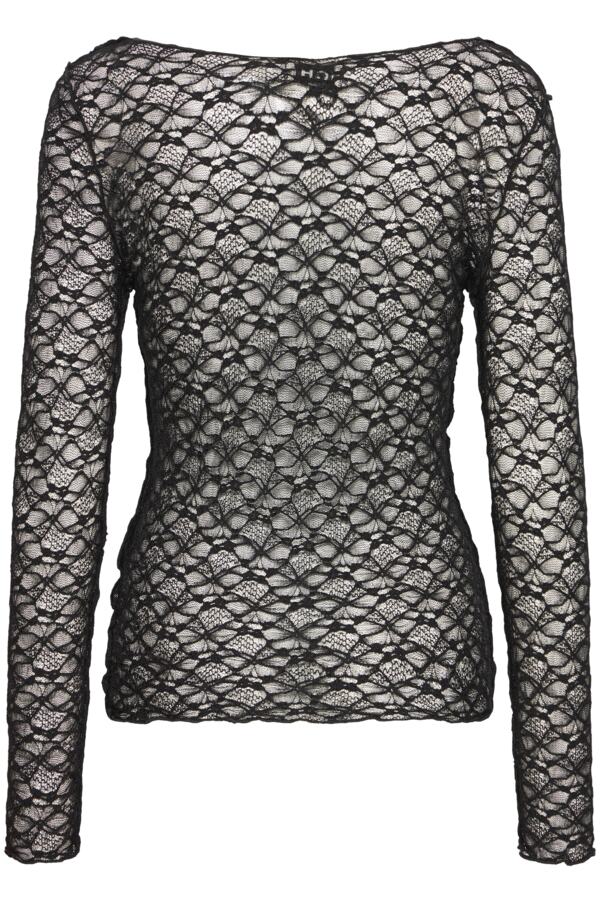 Devon Long Sleeve See Through Lace Top