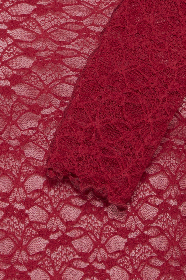 Devon Long Sleeve See Through Lace Top