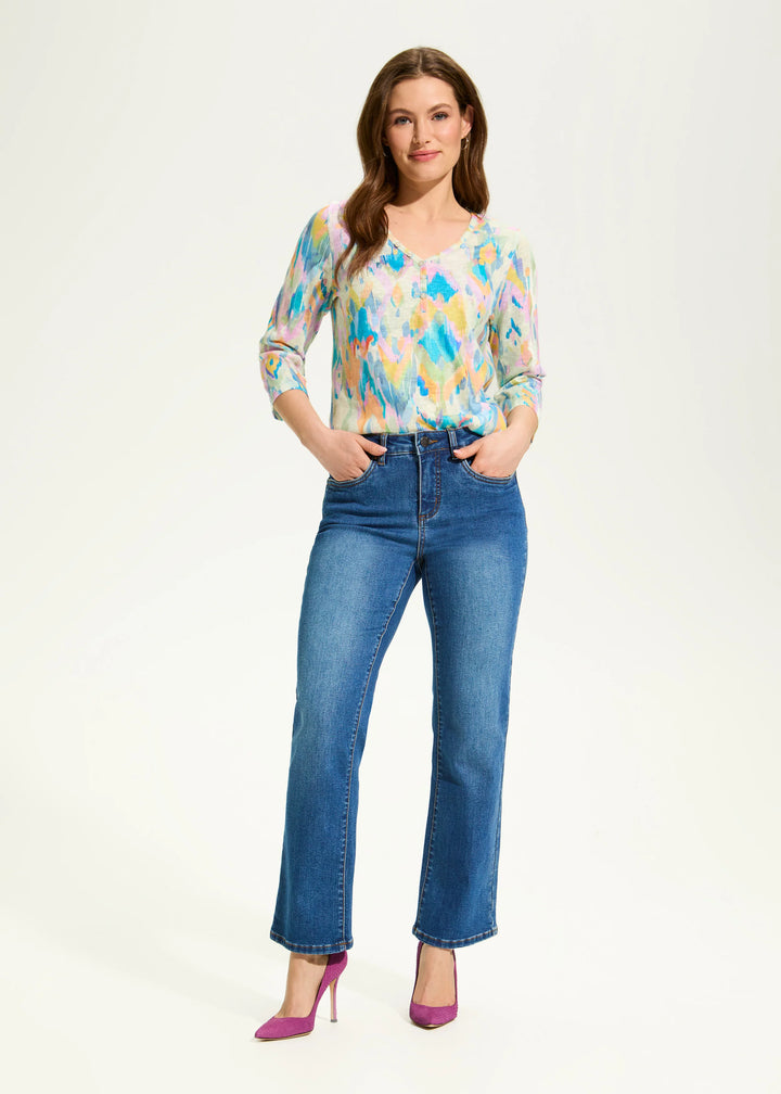 Olivia Boot Ankle Denim Jeans - Medium Wash