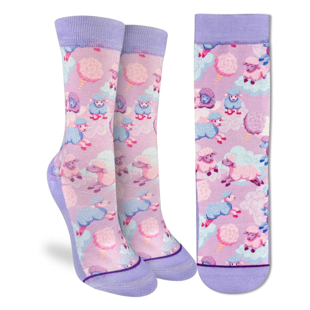  Women's Cotton Candy Sheep Socks