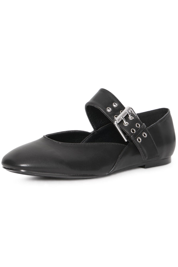 Pair of brown leather shoes with bow details on a white background