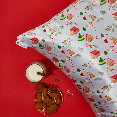Elf© X Satin Pillowcase- Periwinkle Christmas