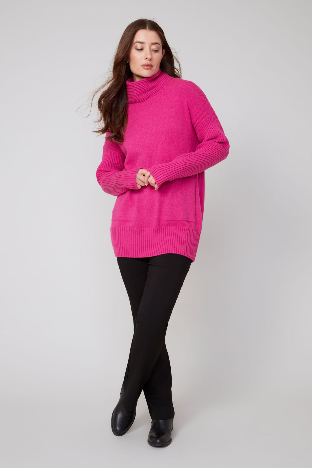 Soft Touch Lightweight Cozy Turtleneck Sweater