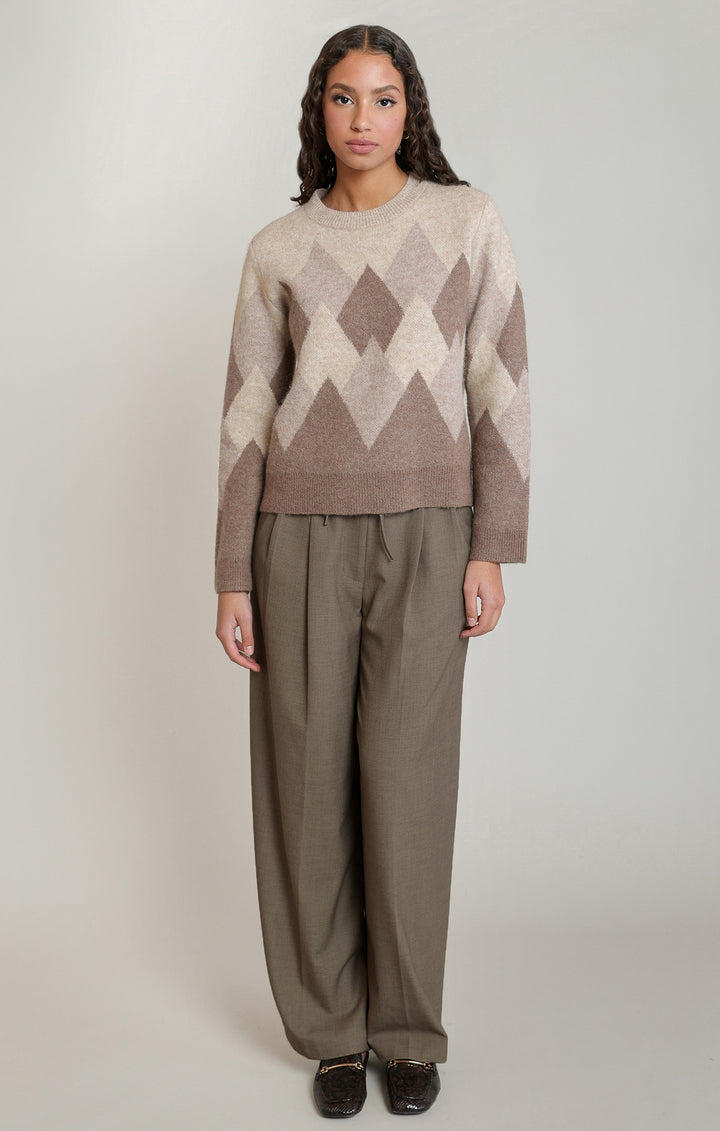 Mountain Sweater - Oatmeal Brown