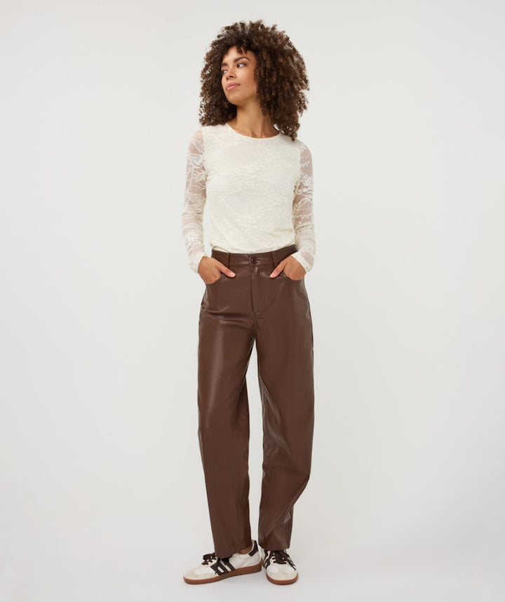 Long Sleeve Lined Lace Top