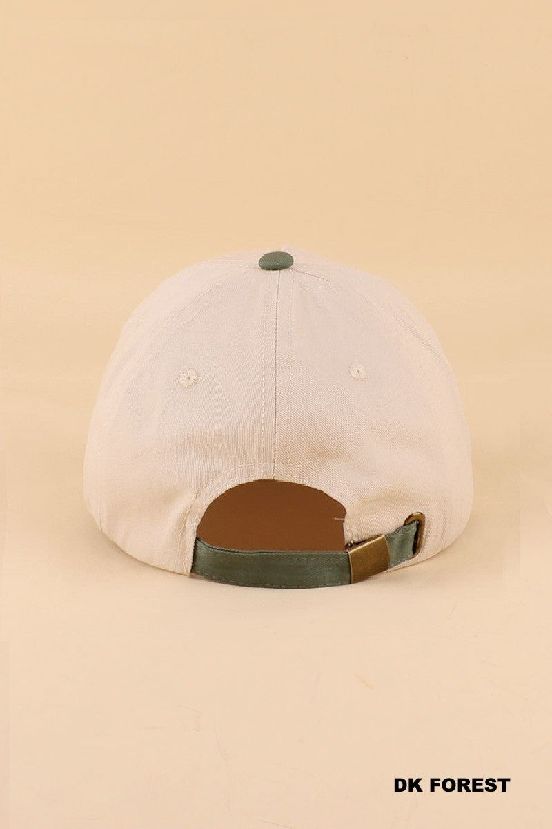 Howdy Darlin Two Tone Canvas Cotton Cap