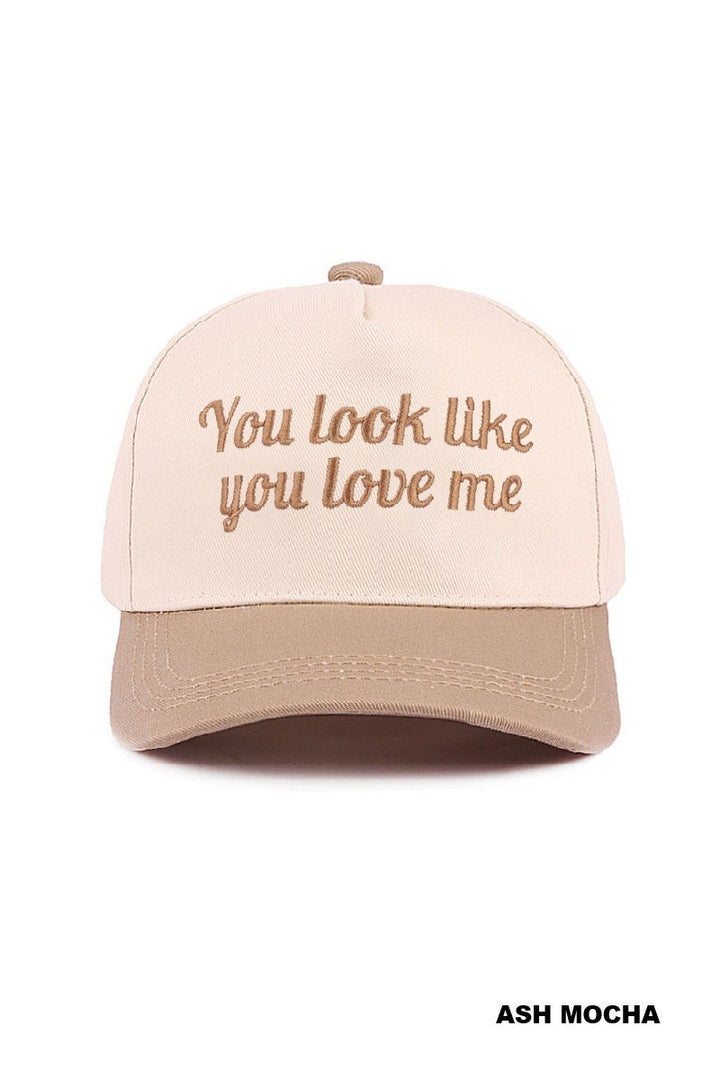 You Look Like You Love Me Two Tone Canvas Cotton