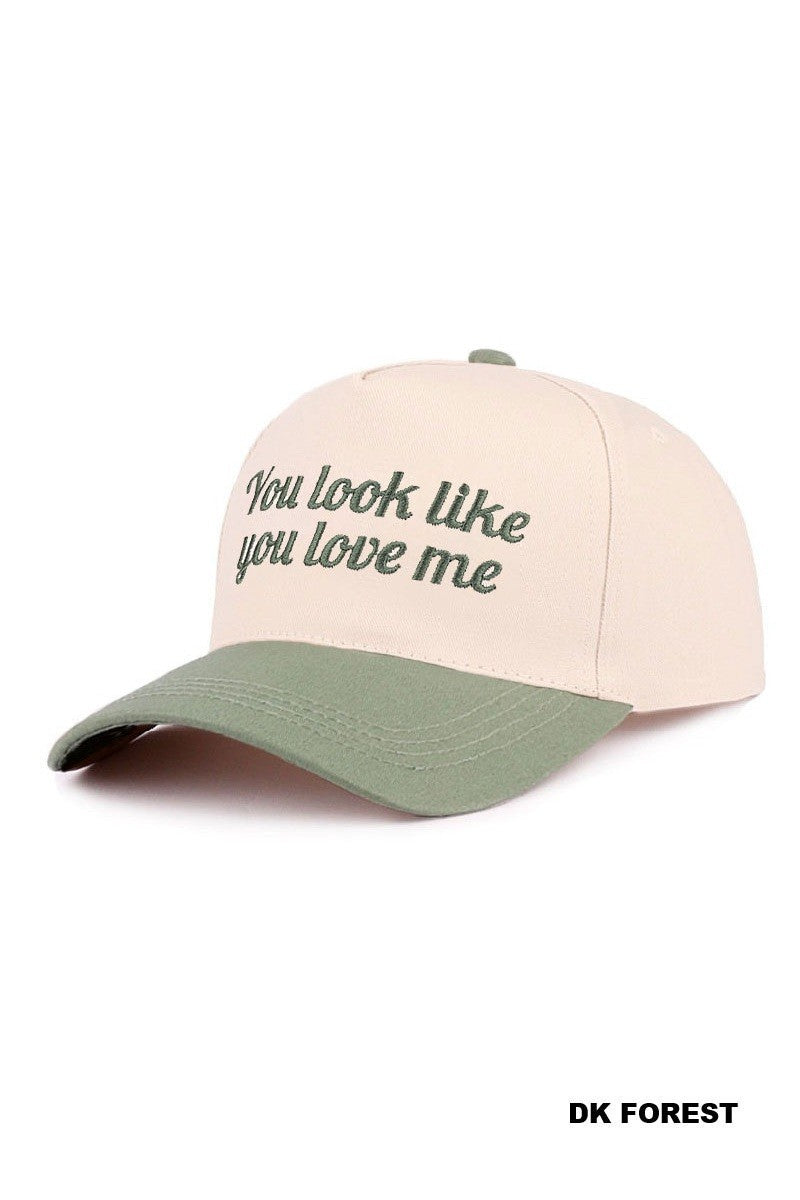 You Look Like You Love Me Two Tone Canvas Cotton