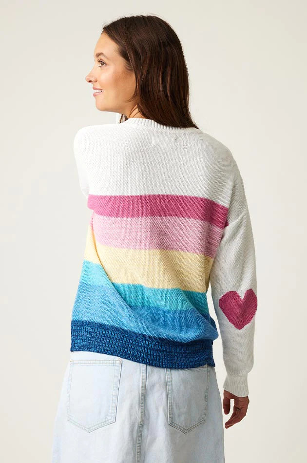 Makes Me Happy Sweater - Multi