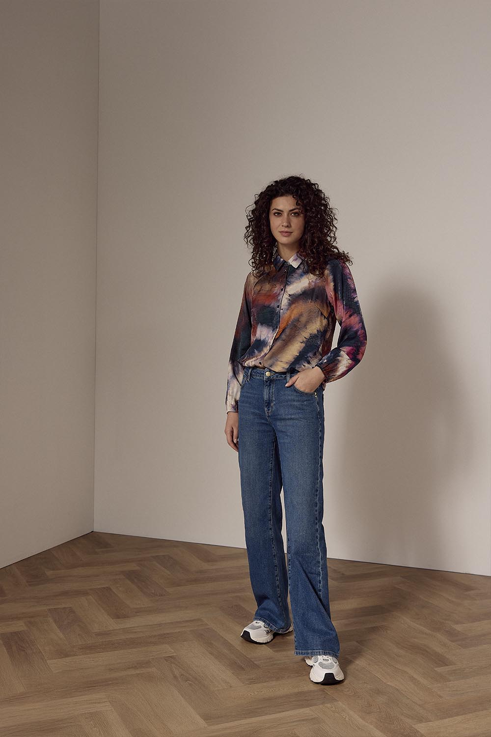 Tie Dye Frost Blouse - Multi