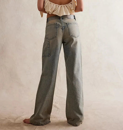 Tinsley Baggy High-Rise Jeans - Candy Pop