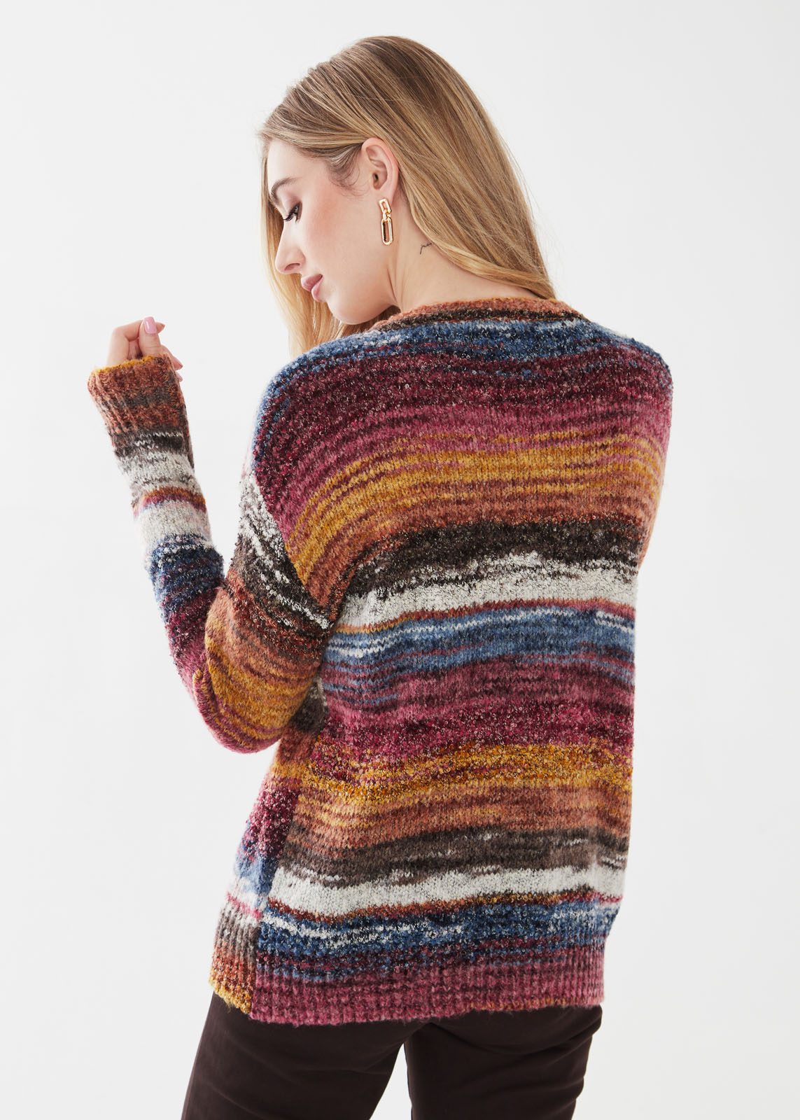 Boatneck Space Dye Sweater (Autumn Spa)