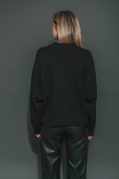 Audrey Knit Cardigan - Black