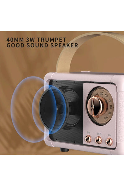 Good Sound Speaker with 40mm 3W Trumpet on a beige background