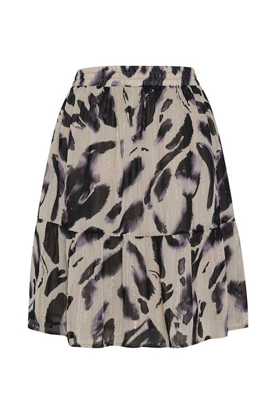 Carilyna Skirt (Black Feather Grey)