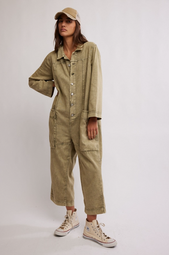 Margarita Jumpsuit - Calliste Green