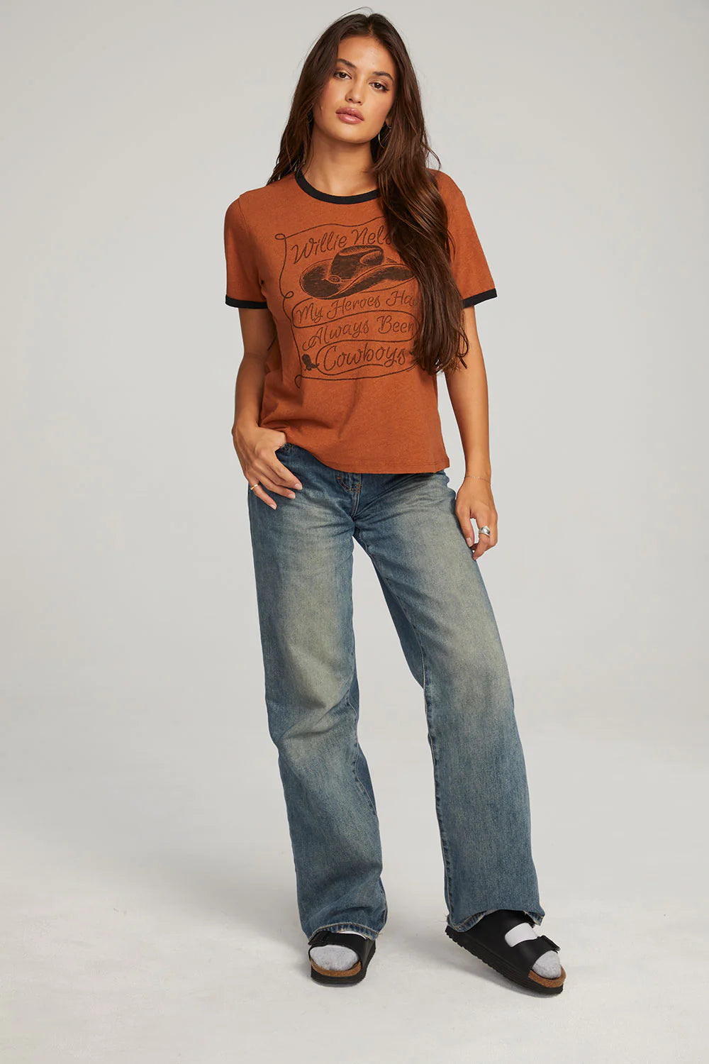 Willie Nelson Cowboys Tee - Whiskey